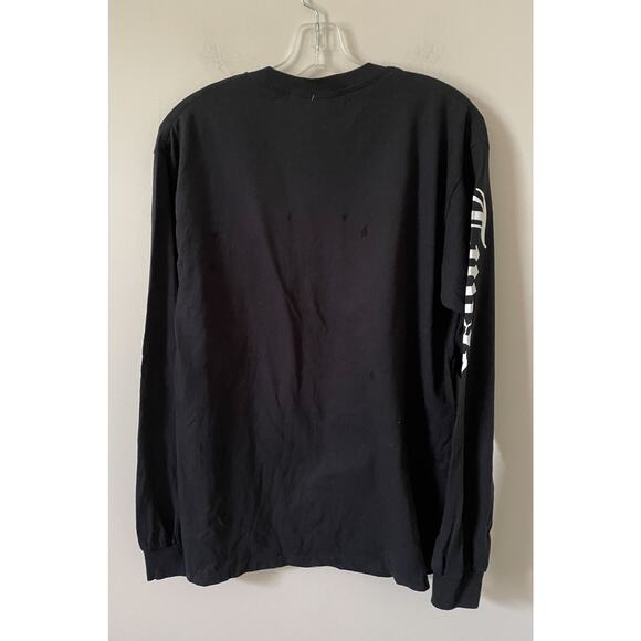 Tupac 2Pac Long Sleeve Graphic T-Shirt Black Size Medium NEW - Picture 3 of 7